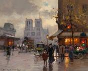 Place St Michel, Notre Dame - 爱德华·科尔特斯